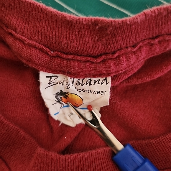 Rage Against The Machine Skull Suit Army Bay Island Red T-shirt Size Large - Picture 2 of 8